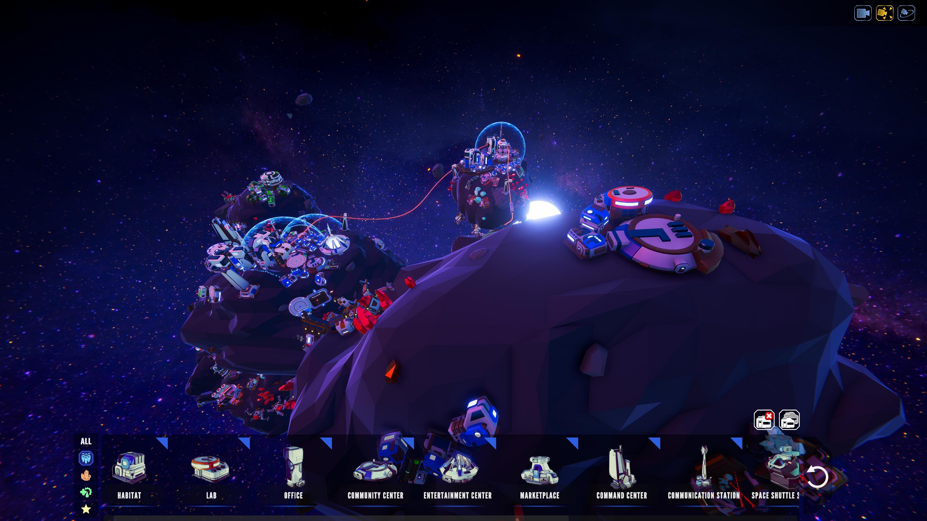 AstroScaper gameplay - monuments